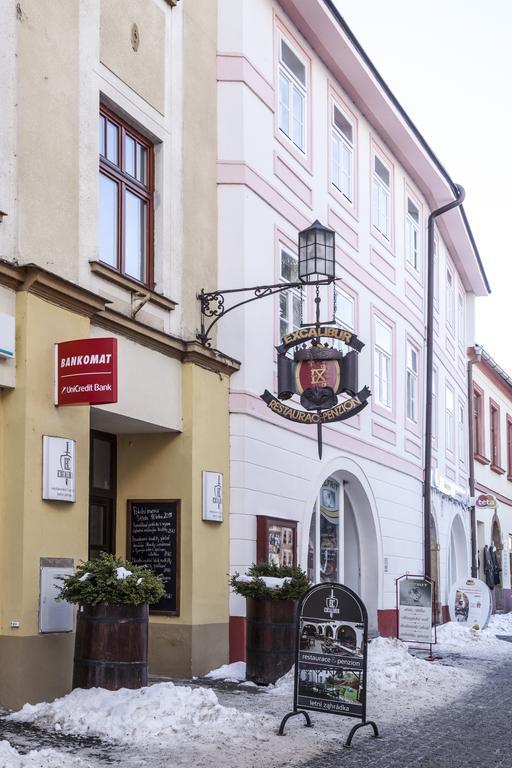 Excalibur Penzion A Restaurace Moravská Třebová Eksteriør billede